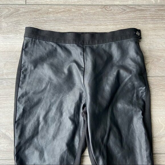 Banana Republic Faux Leather Front Sloan Fit Legging - Picture 4 of 16